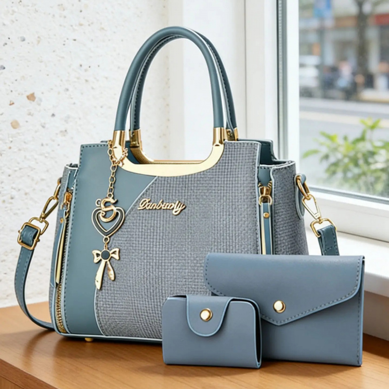 Women Bags For Gift - 우아한 여성용 핸드백 세트, 다양한 색상의
