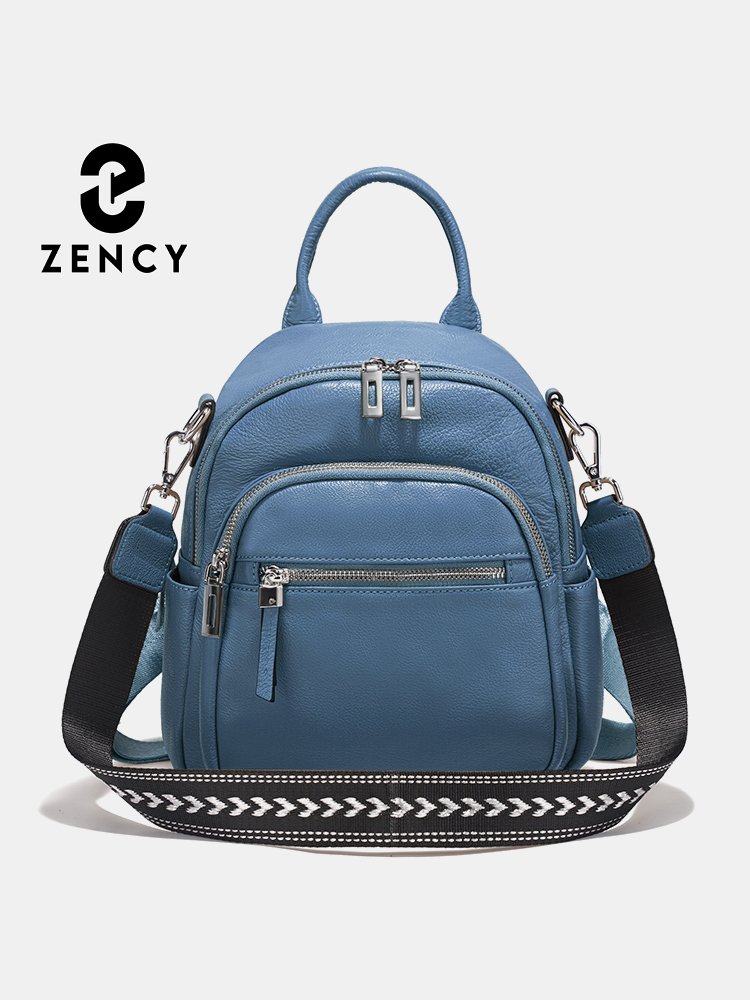 Women Bags Work - Zency 정품 가죽 소형 배낭 배낭