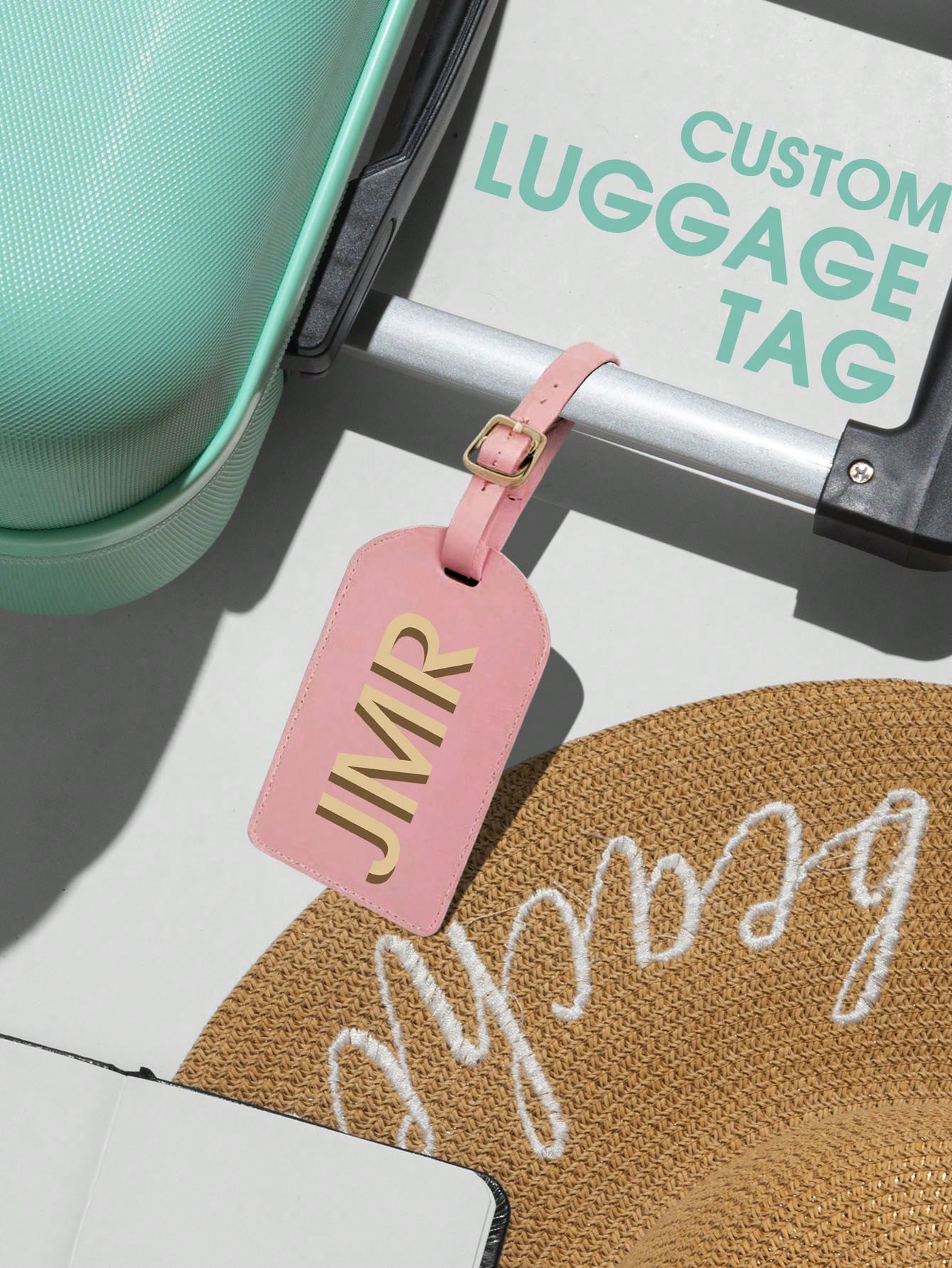 개인 맞춤 이니셜 러기지 태그, PU 가죽 여행 가방  - Women Bags For Gift 리뷰 및 가격