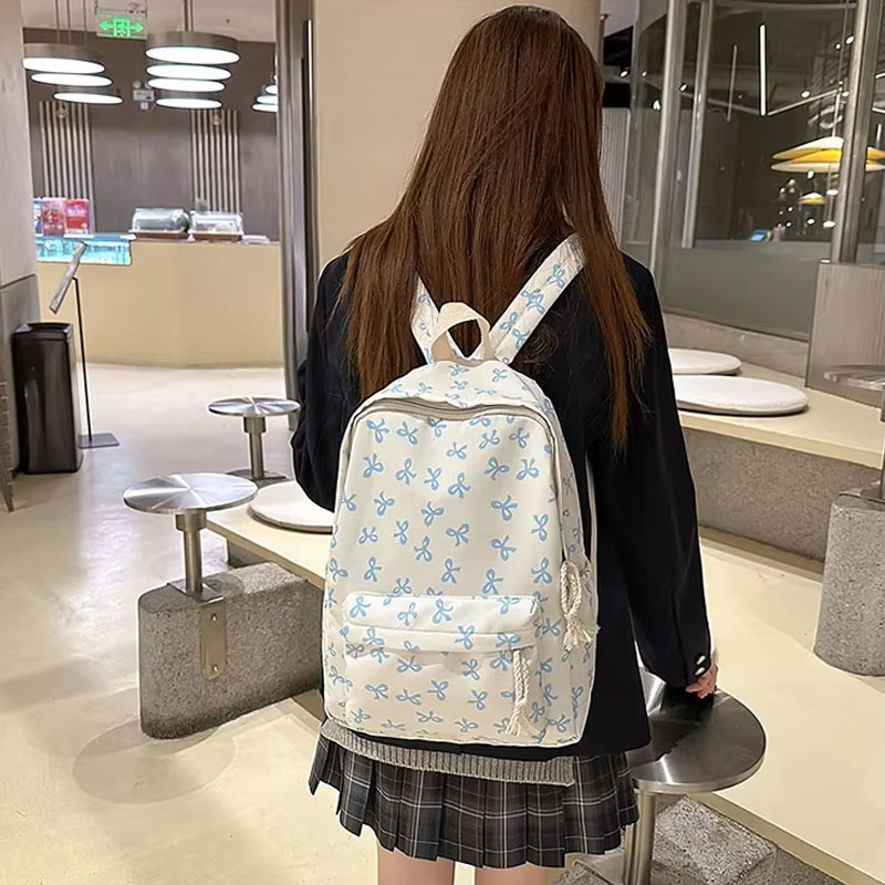 여성 꽃무늬 나일론 백팩 6가지 색상 대용량 경량 여행 - Women Bags For Gift 리뷰 및 가격