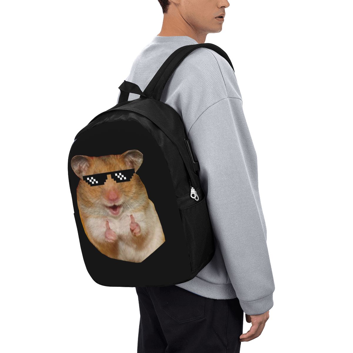 재미있는 햄스터 배낭 여행 노트북 가방 컴퓨터 대학생  - Womens Backpack 리뷰 및 가격