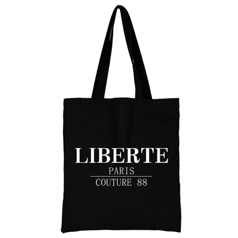 카와이 만화 오렌지 고양이 프린트 블랙 대용량 숄더백  - Women Bags Work 리뷰 및 가격