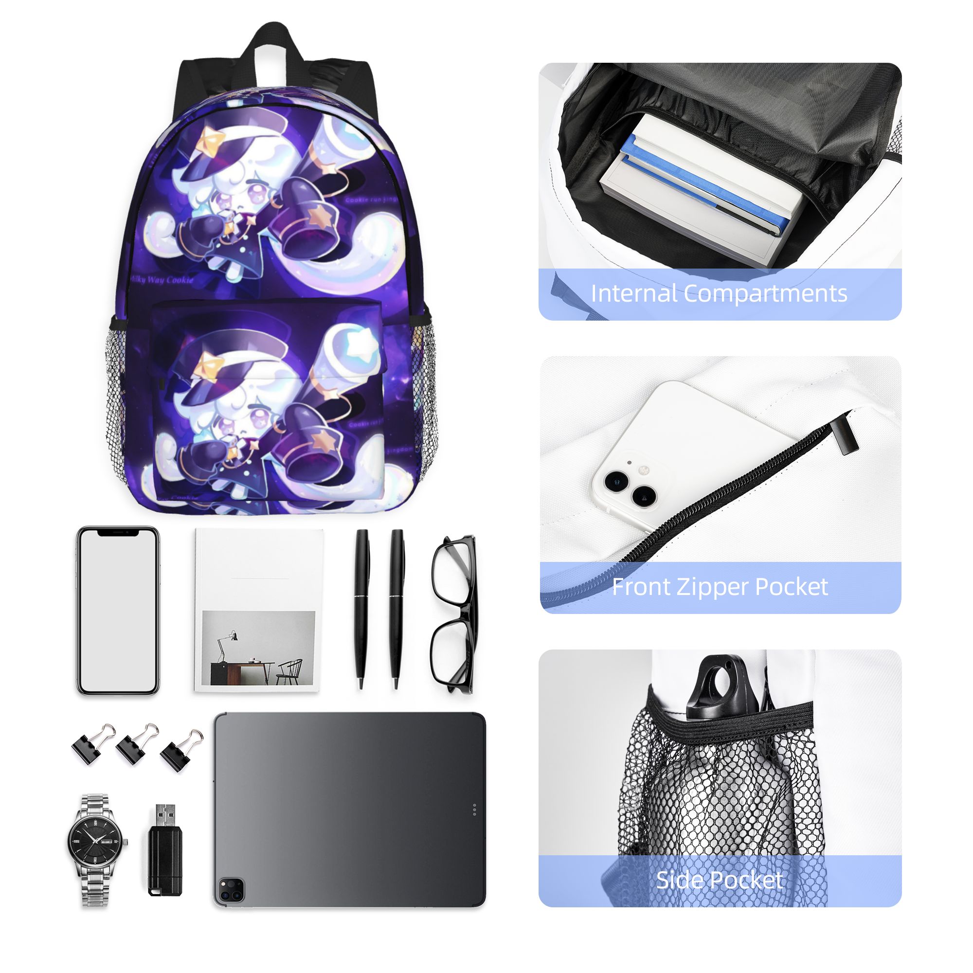 은하수 쿠키 런 킹덤 게임 배낭 핫 세일 데이 팟 남학 - Women Bags Discount 리뷰 및 가격