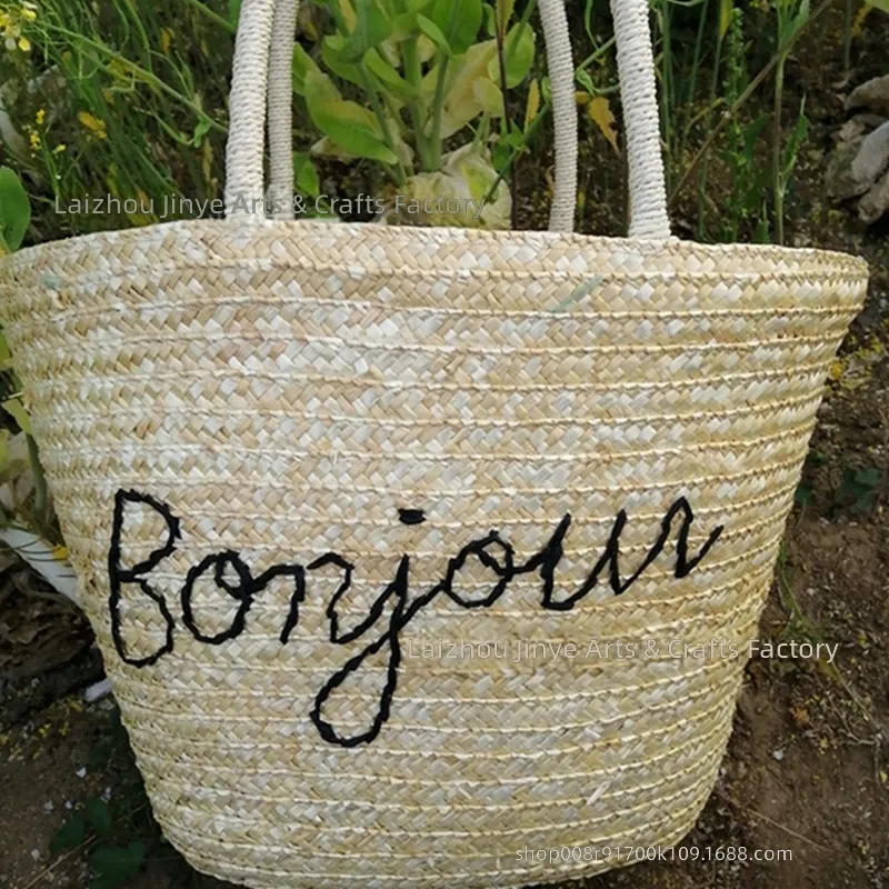 제조업체 맞춤형 손자수 밀짚 가방 캐주얼 트렌디 비치  - Woven Straw Bag 리뷰 및 가격