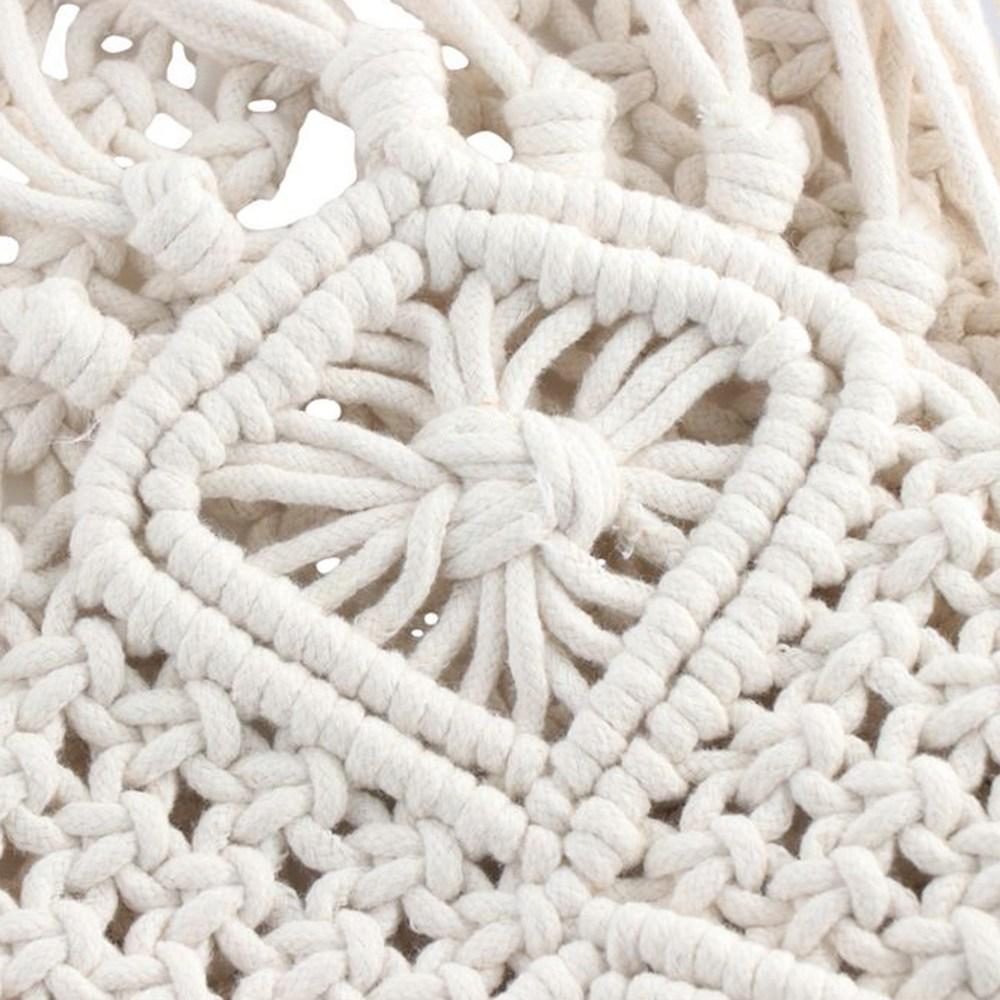 레트로 에스닉 스타일 짠 밀짚 가방 솔리드 컬러 보헤미 - Woven Straw Bag 리뷰 및 가격