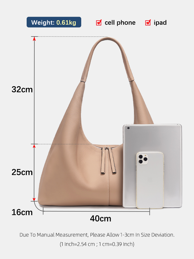 젠시 대용량 토트백 정품 가죽 호보백 여성 핸드백 숄더 - Women Bags Work 리뷰 및 가격