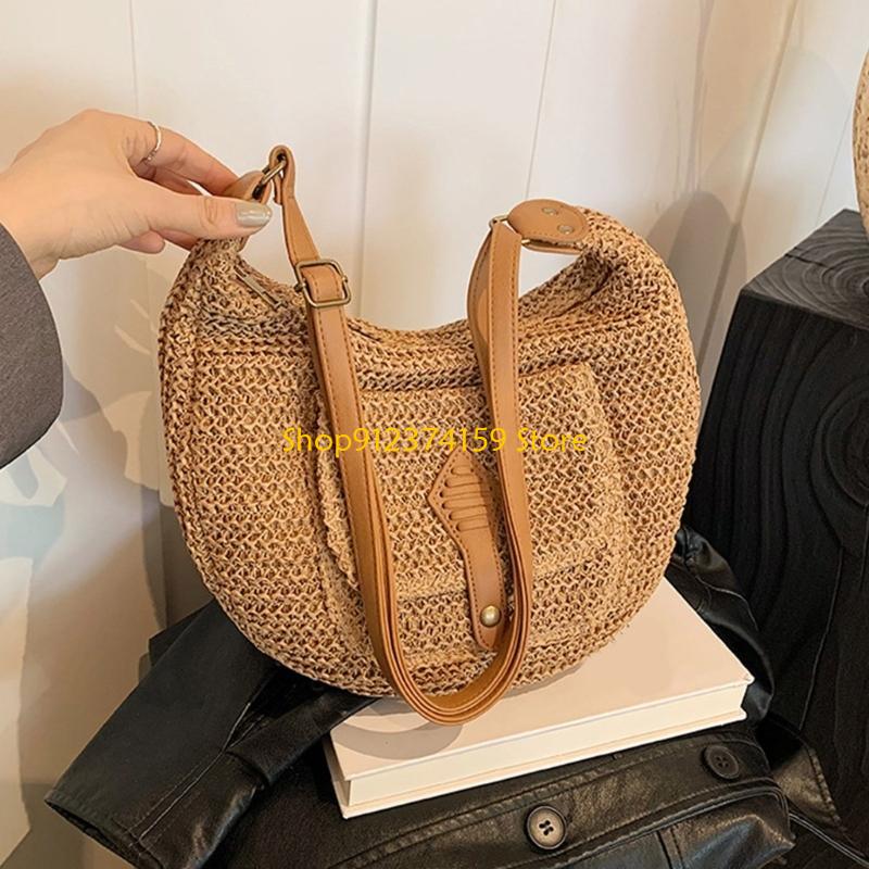 G5AE 여성 밀짚 비치 백 심플 크로스 바디 백 우븐 - Woven Straw Bag 리뷰 및 가격