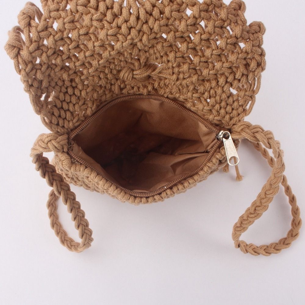 민족 스타일 짠 밀짚 가방 솔리드 컬러 보헤미안 스타일 - Woven Straw Bag 리뷰 및 가격