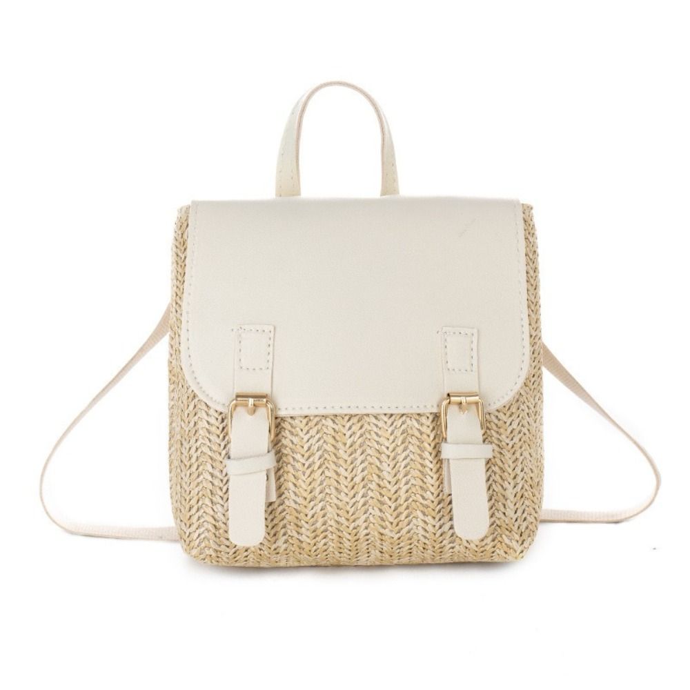 다용도 가방 PU 가죽 밀짚 배낭 레트로 디자인 우아한 - Woven Straw Bag 리뷰 및 가격