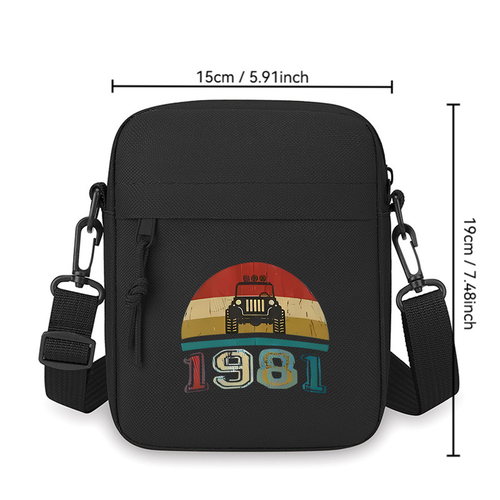 지프 빈티지 자동차 디자인 1981 오프로드 남성 크로 - Women'S Jeep Bags 리뷰 및 가격