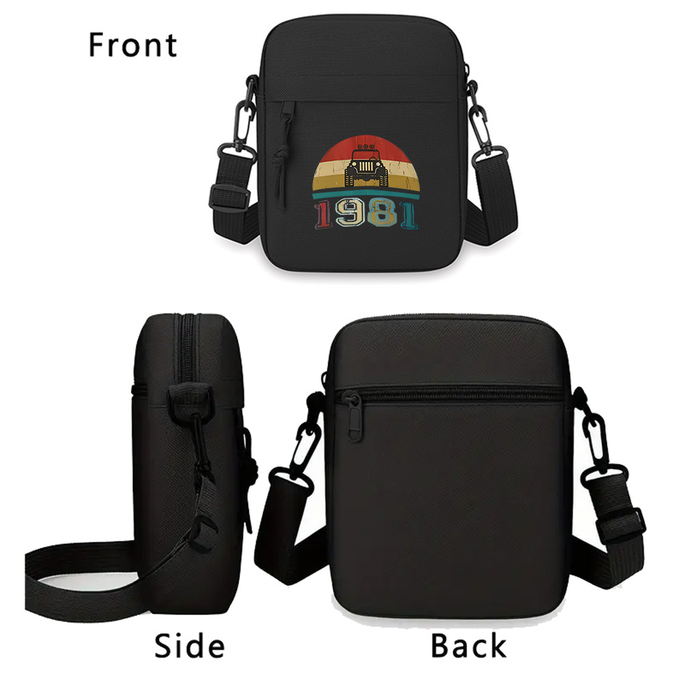 지프 빈티지 자동차 디자인 1981 오프로드 남성 크로 - Women'S Jeep Bags 리뷰 및 가격