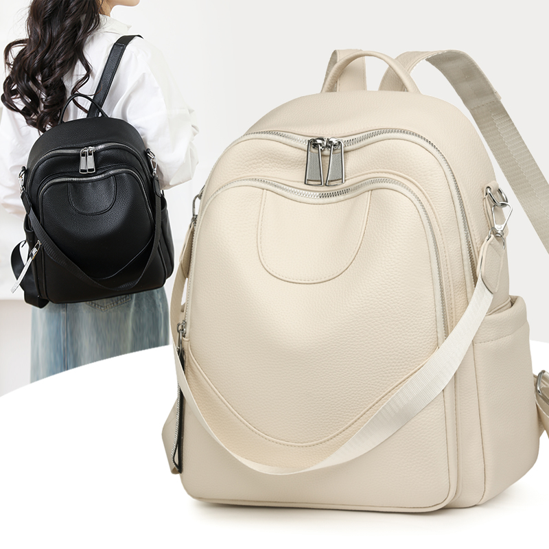 패션 대용량 여성 가죽 배낭 여성 고품질 배낭 다기능  - Women Bags Ru 리뷰 및 가격