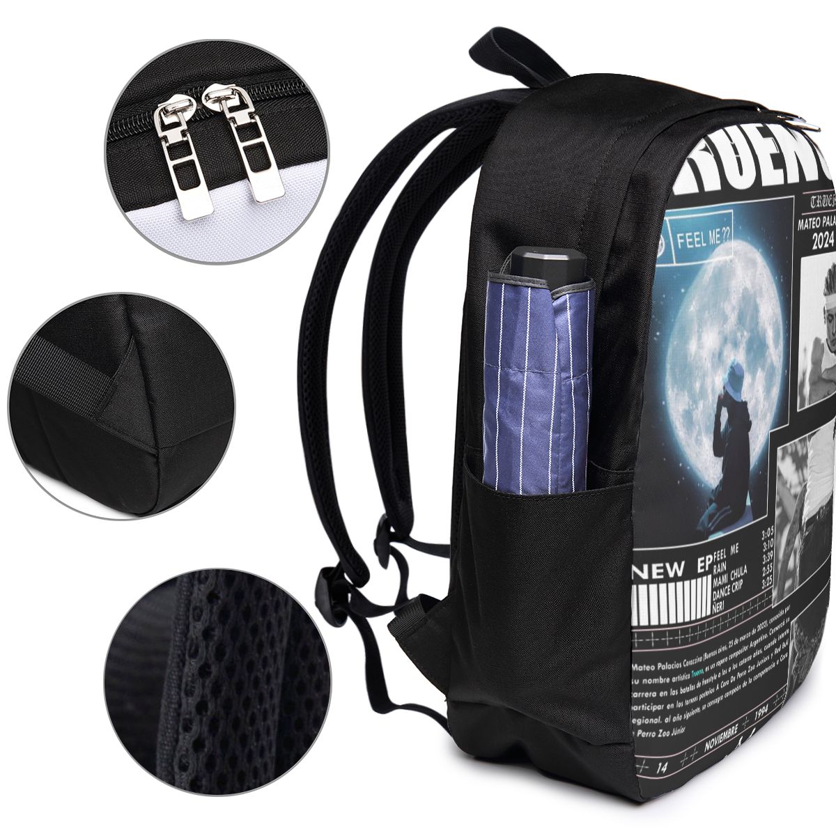 재미있는 트루에노 힙합 랩퍼 배낭 여행 노트북 가방 컴 - Womens Backpack 리뷰 및 가격