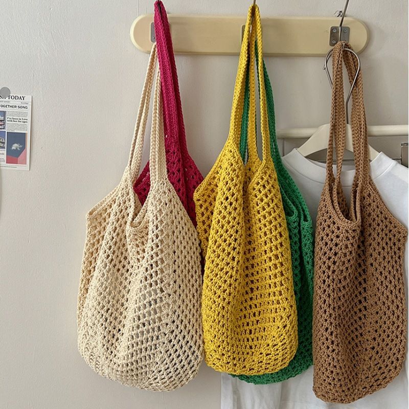 여성용 숄더백 캐주얼 밀짚 위커 짠 여성용 토트 메신저 - Woven Straw Bag 리뷰 및 가격