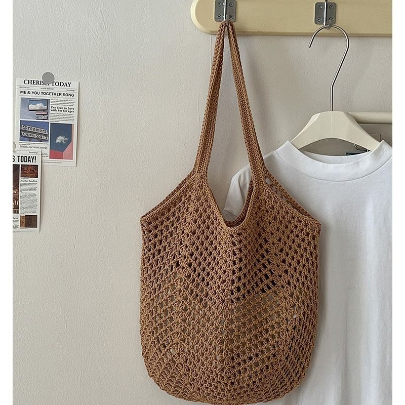 여성용 숄더백 캐주얼 밀짚 위커 짠 여성용 토트 메신저 - Woven Straw Bag 리뷰 및 가격
