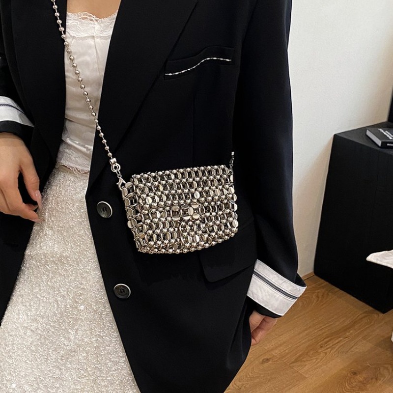 PU 고급스러운 느낌의 단색 이브닝 백, 홀로우 아웃  - Women Bags Discount 리뷰 및 가격