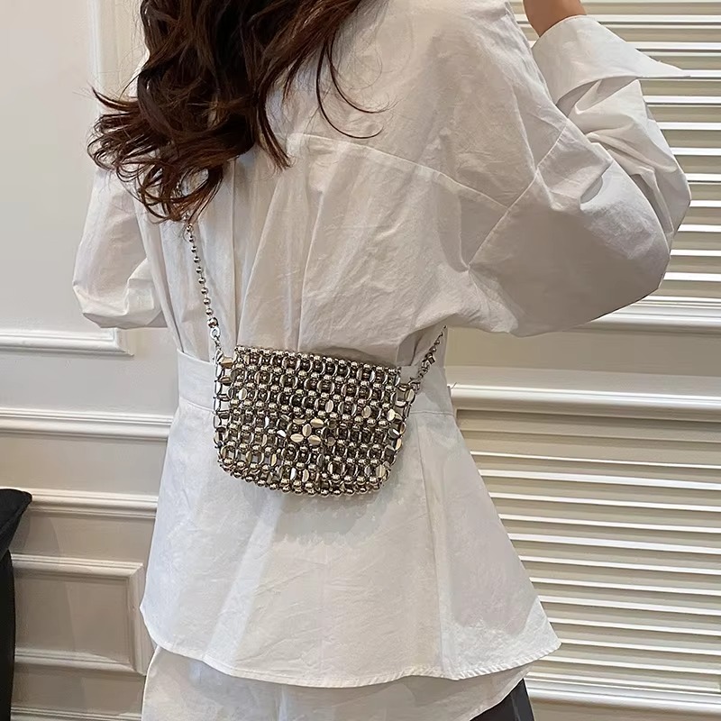 PU 고급스러운 느낌의 단색 이브닝 백, 홀로우 아웃  - Women Bags Discount 리뷰 및 가격