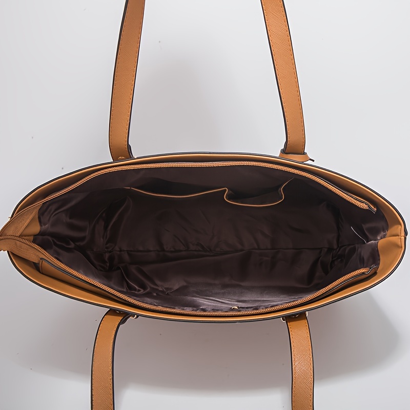 4종 세트 여성 가방 세트 단색 토트백 레트로 여성 크 - Women Bags For Gift 리뷰 및 가격
