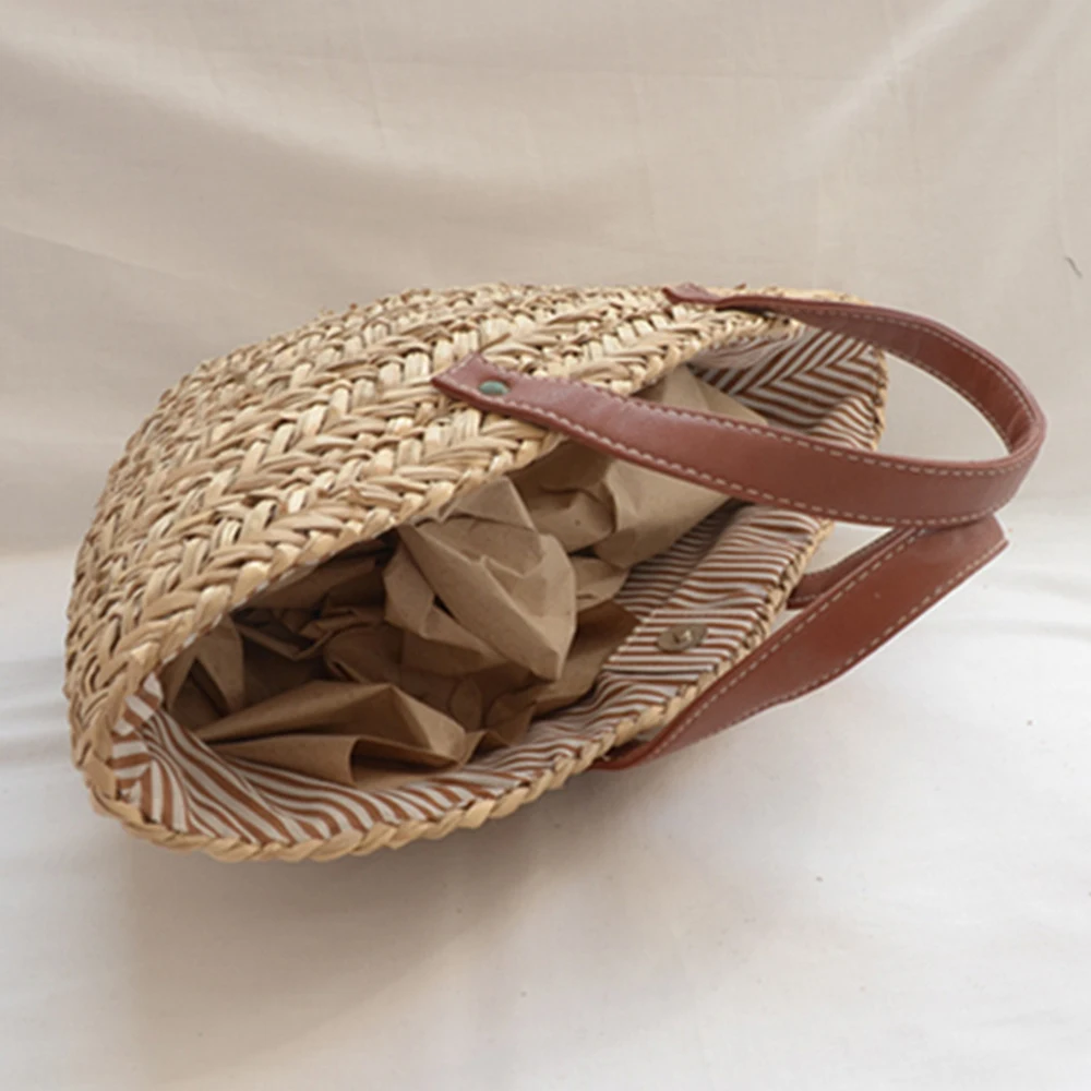 여성을위한 보헤미안 밀짚 등나무 가방 디자이너 짠 가방 - Woven Straw Bag 리뷰 및 가격