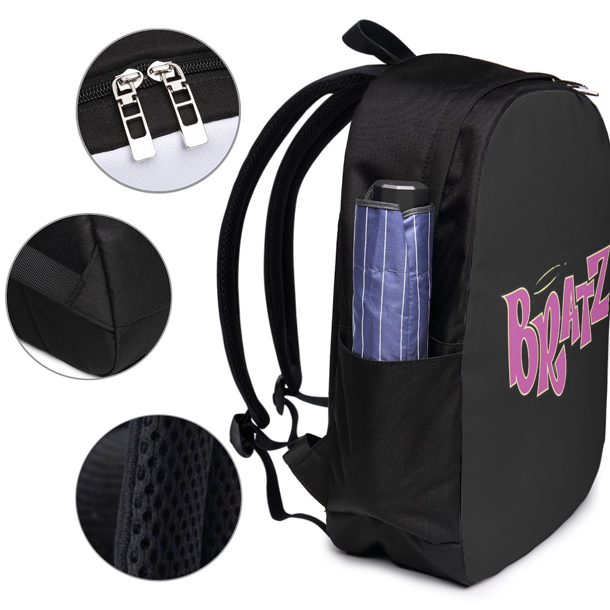 Bratz 로고 배낭 여행 노트북 가방 컴퓨터 대학생  - Womens Backpack 리뷰 및 가격