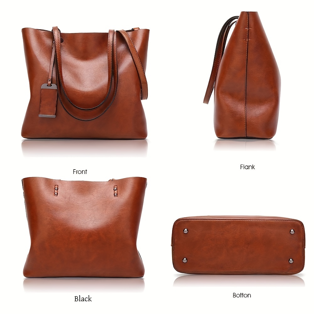 여성용 클래식 레트로 가죽 토트 핸드백 크로스 바디 백 - Women Bags Work 리뷰 및 가격
