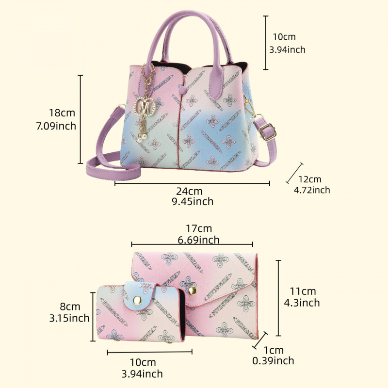 그라디언트 여성용 3종 세트 가방, 여성용 숄더백 및  - Women Bags For Gift 리뷰 및 가격