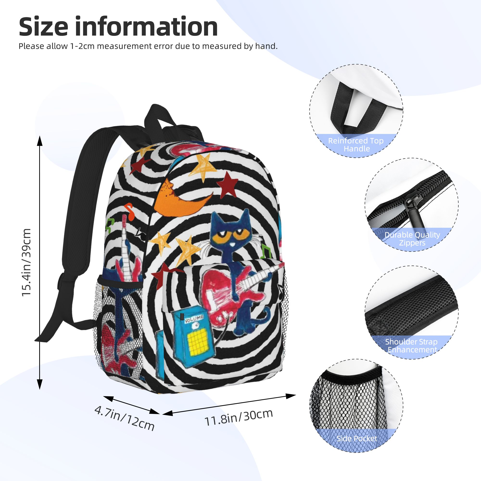 고양이 피트 배낭 핫 세일 데이팩 대용량 소년 소녀 책 - Women Bags Discount 리뷰 및 가격