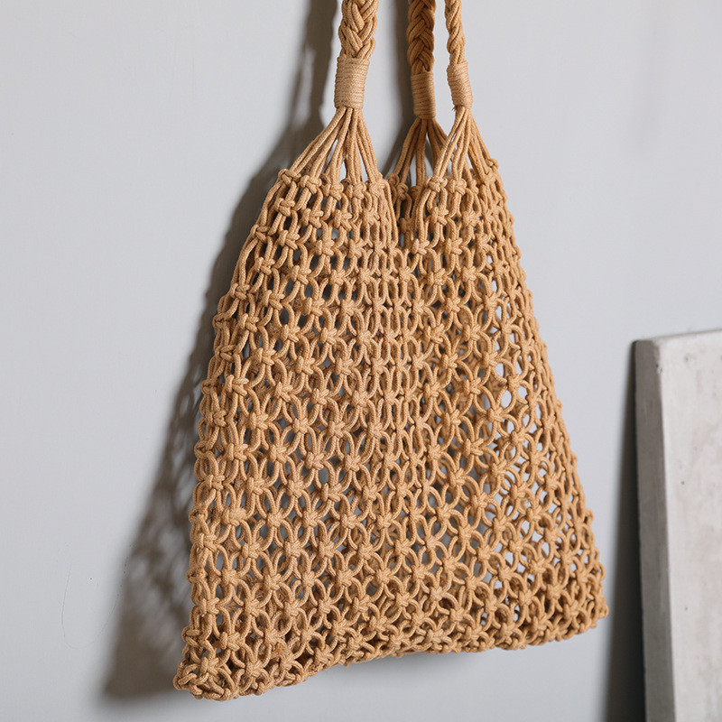 여성 대용량 밀짚 핸드백 토트 중공 어깨 가방 빈티지  - Woven Straw Bag 리뷰 및 가격